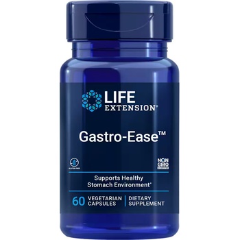 Life Extension Gastro-Ease, Стомашна подкрепа, 60 растителни капсули