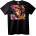 NOONEBRAND Тениска Флорален Арт - 2XL, Black