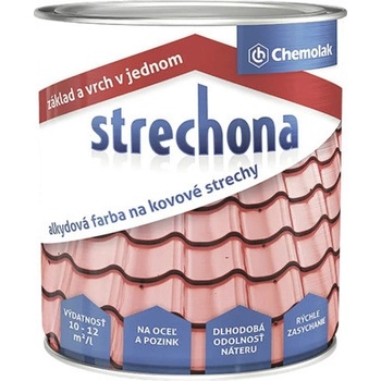 Strechona farba na strechy 0111 šedá 4L