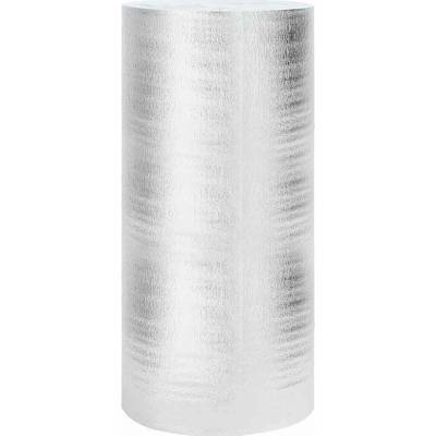 vidaXL Reflexní fólie za radiátor Stříbrná 25 x 1 m Polyethylen