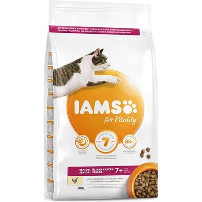 Iams Котка Сенйор Пиле 10 кг