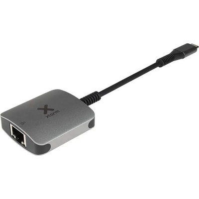 A-solar Xtorm XC012 USB-C Hub Ethernet Adapter - адаптер за свързване от USB-C към Ethernet жичен интернет (тъмносив)