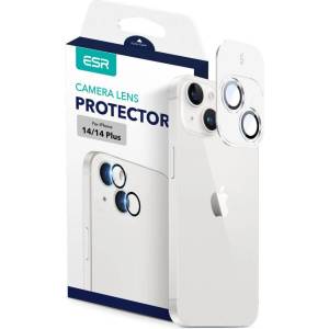 ESR Протектор за Камерата на iPhone 14, ESR Camera Lens Ring Glass, Черен (4894240173084)