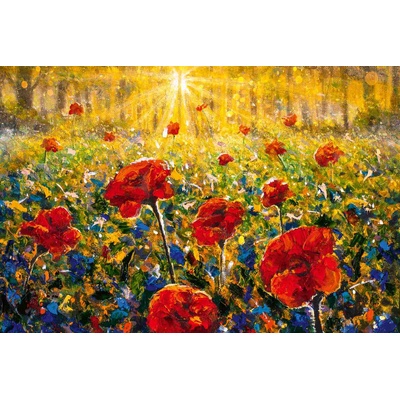 DIMEX ART Флизелинов фототапет картина - макове 375 x 250 см