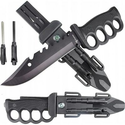 FOXTER Taktický vojenský survival bowie kresadlo puzdro 33cm