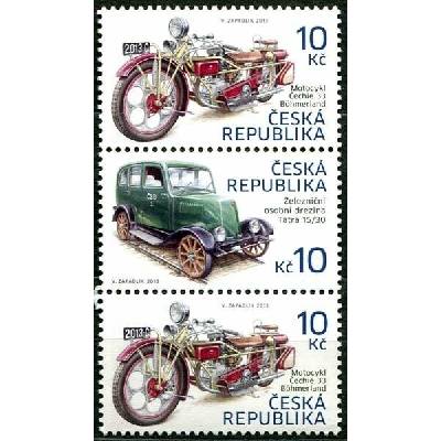 Česká pošta (2013) č. 768 - 769 ** - 3-pá (2) - Česká republika - Historické dopravní prostředky