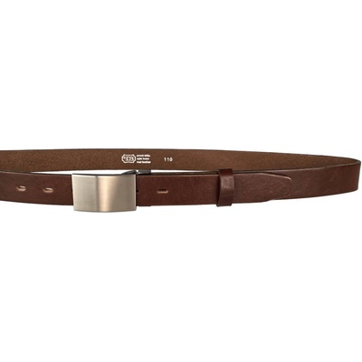 Penny Belts pánský kožený opasek 30-100-3PS-506 hnědý