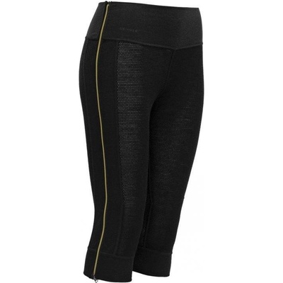 Devold Wool Mesh 190 3/4 Zip-Off Wmn caviar Černá