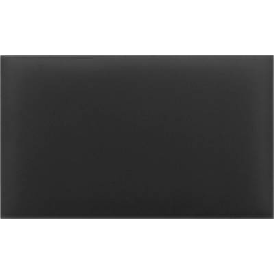Čalouněný nástěnný panel z ekokůže grafitový 50x50 cm čtvercový