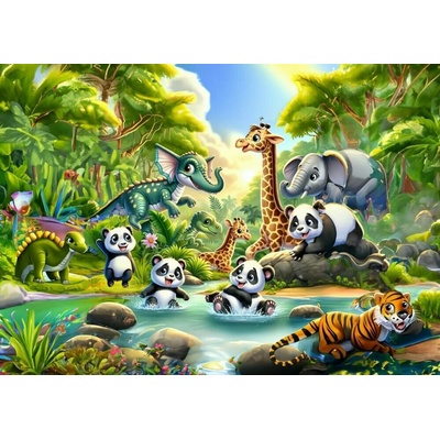 ART Pandí kúpanie 50 dielov