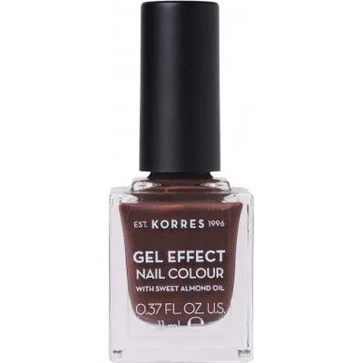 KORRES Лак с гел ефект с бадемово масло , Korres Gel Effect Nail Colour No 61 Seashell 11ml