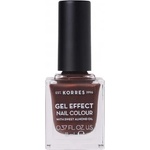 KORRES Лак с гел ефект с бадемово масло , Korres Gel Effect Nail Colour No 61 Seashell 11ml