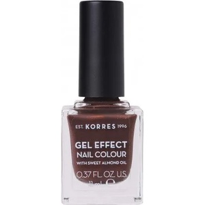 KORRES Лак с гел ефект с бадемово масло , Korres Gel Effect Nail Colour No 61 Seashell 11ml