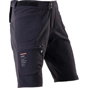 Leatt Мъжки дълъг панталон за колоездене Leatt MTB Trail 6.0 Shorts Cargo Cycling bottoms - Ghost Black (055-3611-0211)