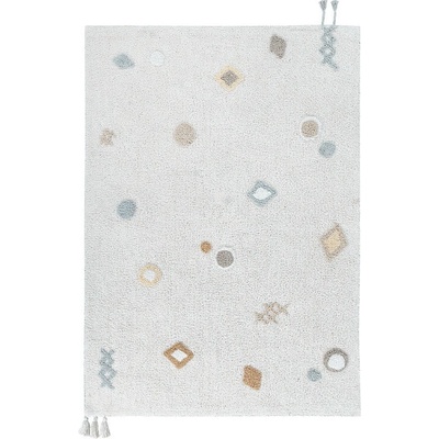 Lorena Canals Кремав ръчно изработен памучен детски килим подходящ за пране 140x200 cm Kim - Lorena Canals (C-KIM)