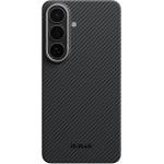 PITAKA Magsafe Калъф за Samsung S26, Pitaka Edge Case Black/Grey, Черен (KS2601)