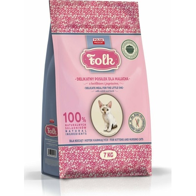 FOLK Gentle meal for kittens with rabbit and lamb 7 kg