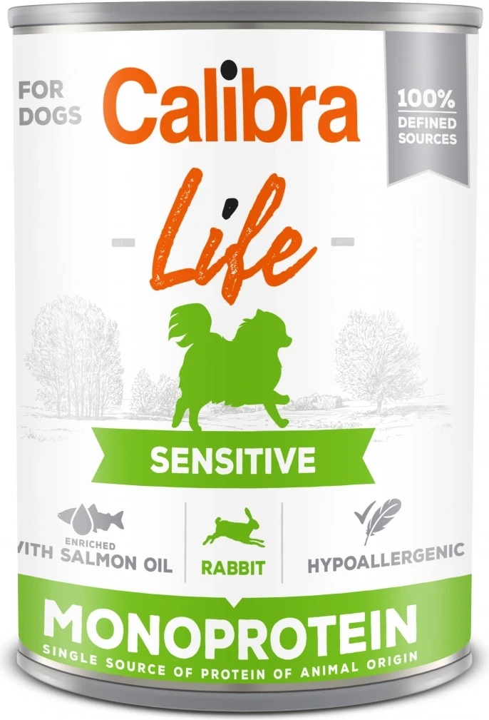 Calibra Dog Life Sensitive Rabbit 400 g Calibra Dog Life Sensitive Rabbit 400 g