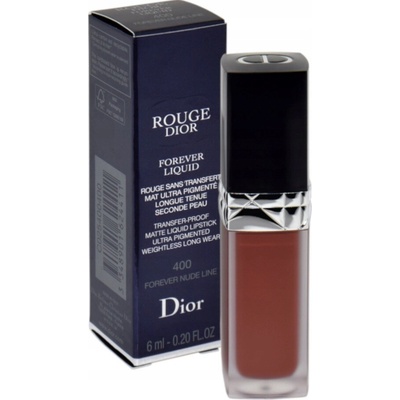 Dior Rouge Dior Forever Liquid matná tekutá rtěnka 400 Forever Nude Line 6 ml