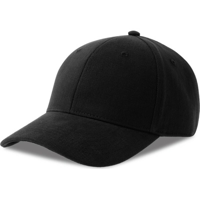 Atlantis Headwear Pilot-S těžká bavlna 6 panelová COT33027300299-black Černá