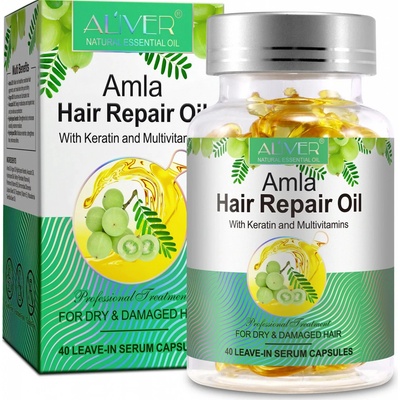 Aliver Amla Hair Repair Oil Capsules olejové kapsule 40 ks