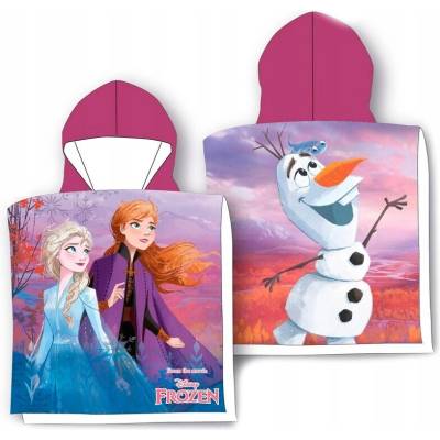 Faro Plážové pončo Ľadové Kráľovstvo Anna Elsa Olaf 55 x 55 cm