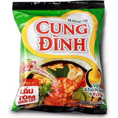 Cung Dinh Instantná polievka kyslo-pikantná krevetová 30 x 85 g