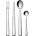 Alessi Комплект прибори RUNDES MODELL, 24 бр. , Alessi (ALJH01S24)