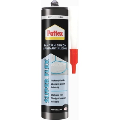 Pattex Sanitárny silikón 280 ml biela