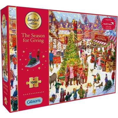 Gibsons Пъзел Gibsons от 1000 части - Сезонът на подаръците (G2025)