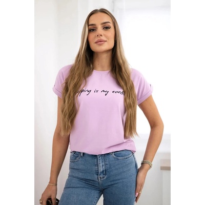 Kesi Nakupovanie je moje kardio blúza čierna Violet