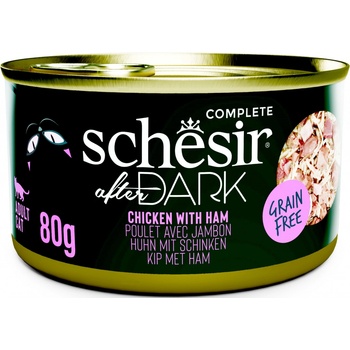 Schesir Cat After Dark Wholefood kuře šunka 80 g