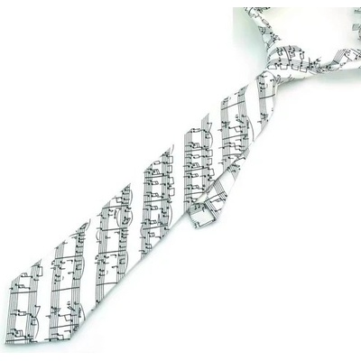 Partitura s notami bílá 2