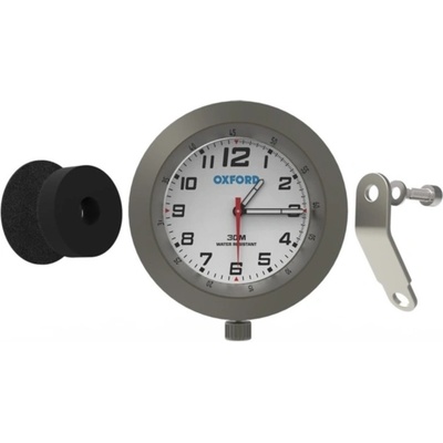 Ananalogové hodinky Oxford OF218W Analogue Clock, luminiscenčné ciferník - biela