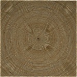 vidaXL Килим за площ Черно 200 x 200 cm юта (42010746)