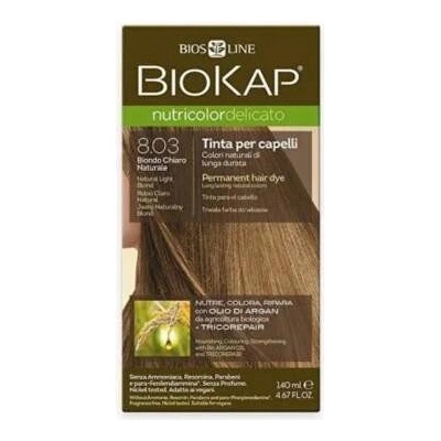 Biosline Biokap farba na vlasy 8.03 Blond přírodní světlá 140 ml