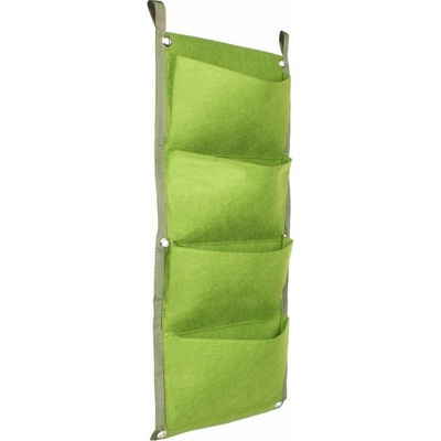 Merco Vertical Grow Bag 4 textilné kvetináče na stenu zelený