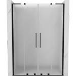 Mexen Velar L Duo плъзгащи се душ врати 140 см, скреж, черни - 871-140-003-32-70 (871-140-003-32-70)