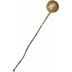 TITANUM Wire with ball 15mm glitter gold 10pcs