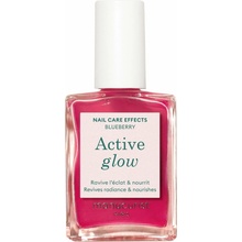 Manucurist Green Pečující schnoucí lak na nehty Active Glow - Blueberry (15 ml)