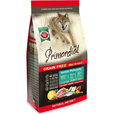 Primordial Mini Puppy Herring & Turkey 6 kg