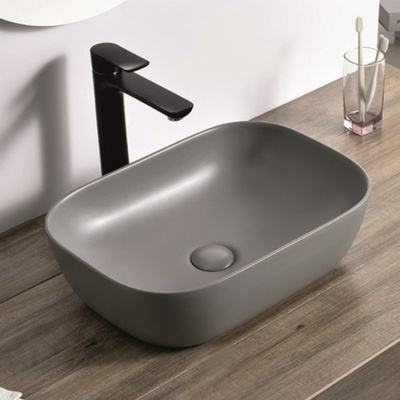 Inter Ceramic Порцеланов умивалник за плот icb 887gray