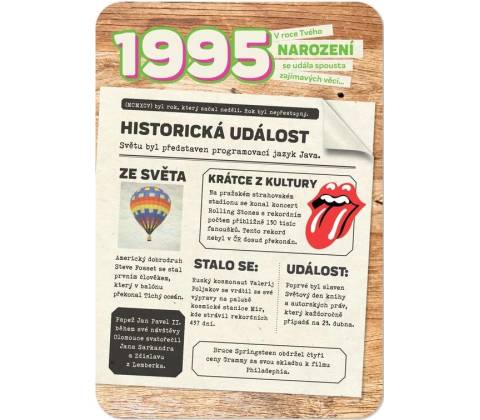 Retro přání - 1995