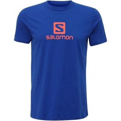 Salomon Logo SS Cotton TEE 382139 Blue 16/17