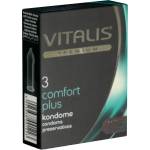 Vitalis Premium Single: Comfort Plus, 3 condoms with large head