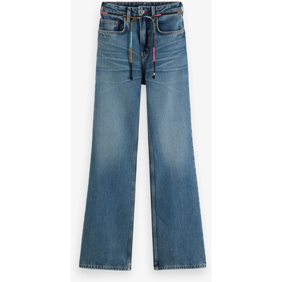 Scotch & Soda Сини дамски дънки с широки крачоли Scotch & Soda Scotch & Soda | Sin | ЖЕНИ | 28/32