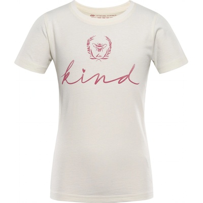 Alpine Pro Детска тениска от органична памук ALPINE PRO ECOMO 2 creme вариант pa ALPINE PRO | Bezhov | Момчешки | 152/158