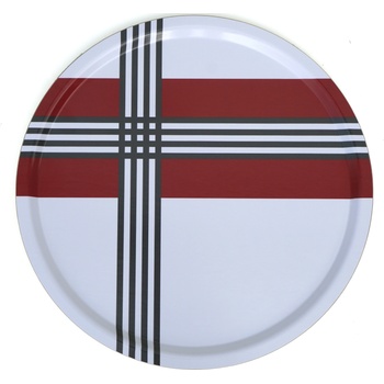 Born in Sweden Поднос за сервиране Cross Thin 31 см червен (7340309-1)