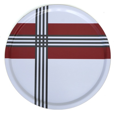 Born in Sweden Поднос за сервиране Cross Thin 31 см червен (7340309-1)