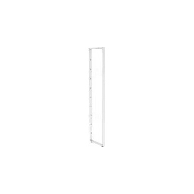 BIGSHOP Predajný, policový systém rám, 442 x 1850 x 182,5 mm, matná biela